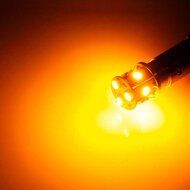 ORANGE SOMBRE - 9xSMD LED 10-30V - BA15s