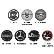 SPINNER EMBLEM - 43MM (SET OF 2)