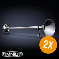 2x OMNIUS COLTRANE 750 - SINGLE TONE AIR HORN + LUHMI MAINTENANCE KIT