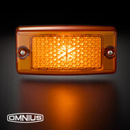 OMNIUS LED SIDE MARKER LAMP - ORANGE LED / ORANGE LENS