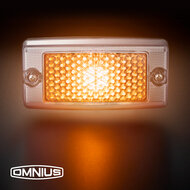 OMNIUS LED SIDE MARKER LAMP - LED ORANGE / LENS CLEAR