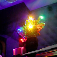 ALLRIDE MINI CHRISTMAS TREE WITH LED AND CLOG