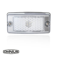 OMNIUS LED SIDE MARKER LAMP - LED ORANGE / LENS CLEAR