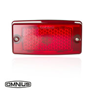 OMNIUS LED SIDE MARKER LAMP - LED RED / LENS RED