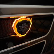 AMBER - &quot;DE LUXE&quot; LIGHTED EMBLEM - IP65