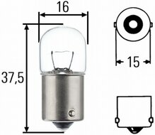 5w lamp 24v hella