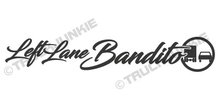 LEFT LANE BANDITO STICKER