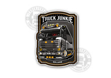 STICKER TRUCKJUNKIE SCANIA V8