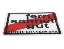 FERN SCHNELL GUT - 3D DELUXE FULL PRINT STICKER