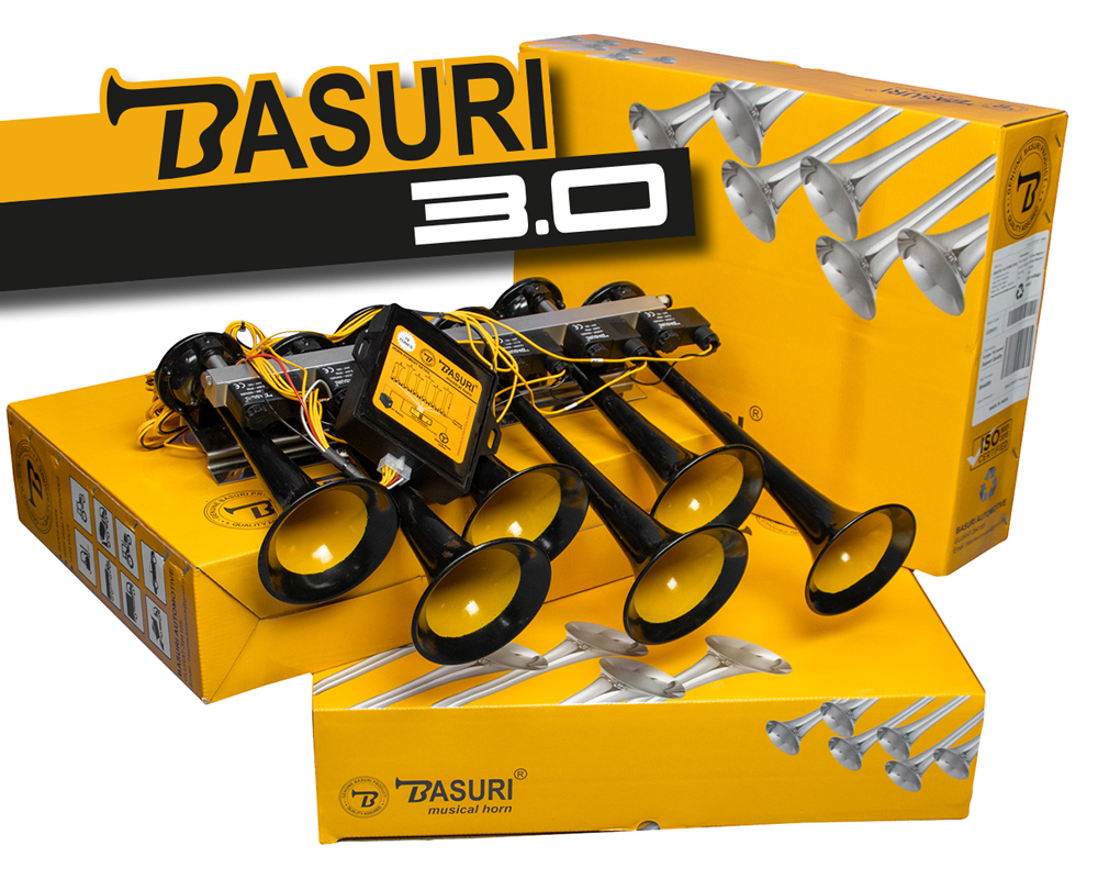 Basuri Air Horn 20 Tones for Bus, Truck and Heavy Duty Vehicles
