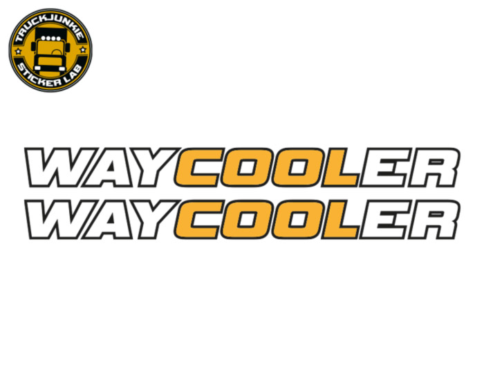 WAYCOOLER - 2-COLOR STICKER