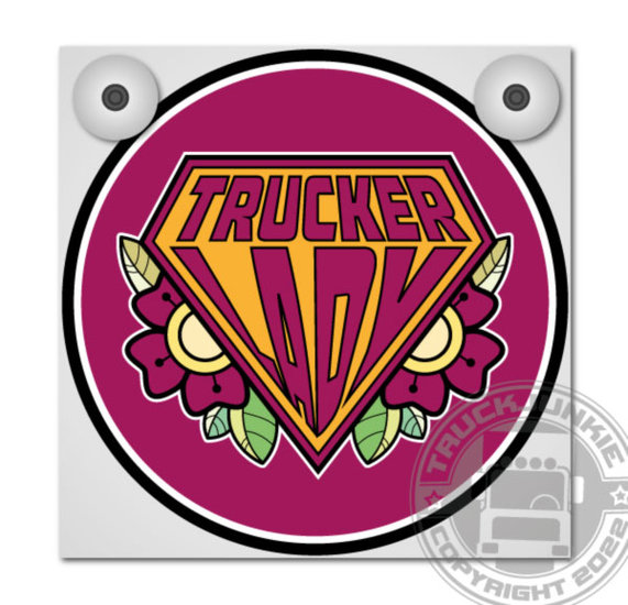 TRUCKER LADY - ROSES - LIGHTBOX DELUXE - SEPARATE FRONT PLATE