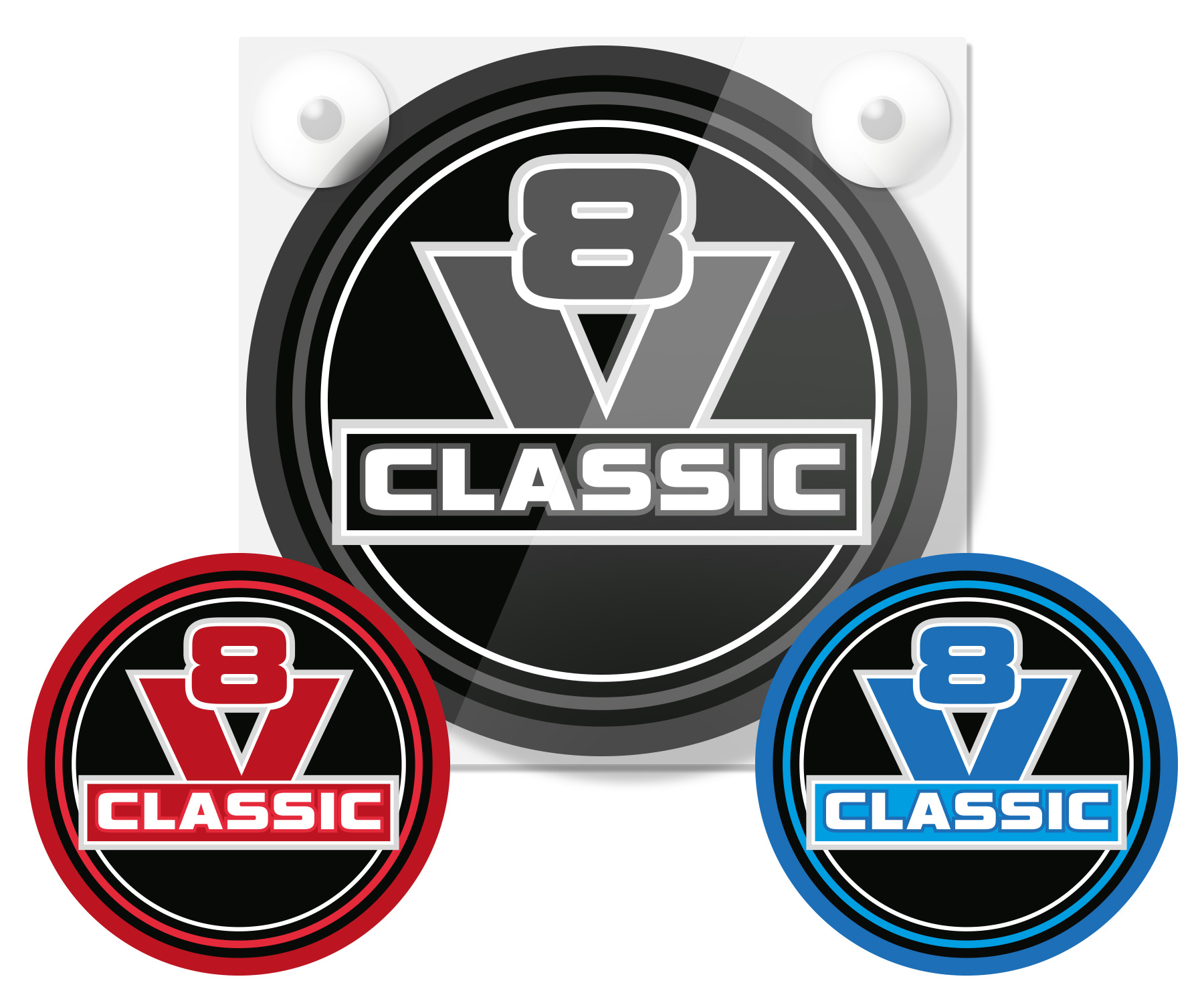 V8 CLASSIC - LIGHTBOX DELUXE - FRONT PLATE SET