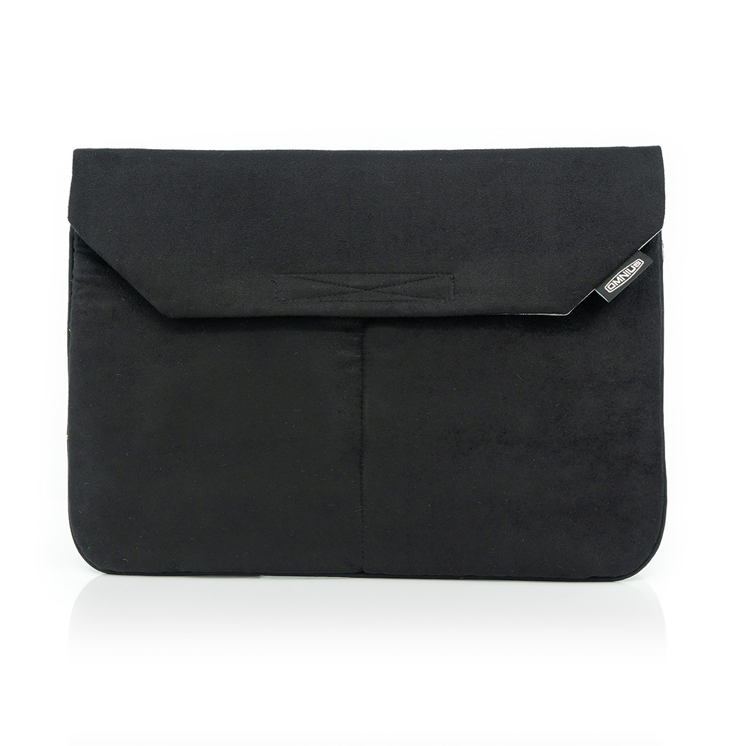 OMNIUS LAPTOP SLEEVE 16 INCH BLACK ALCANTARA LOOK VELCRO LOCK TRUCKJUNKIE The online Truckshop