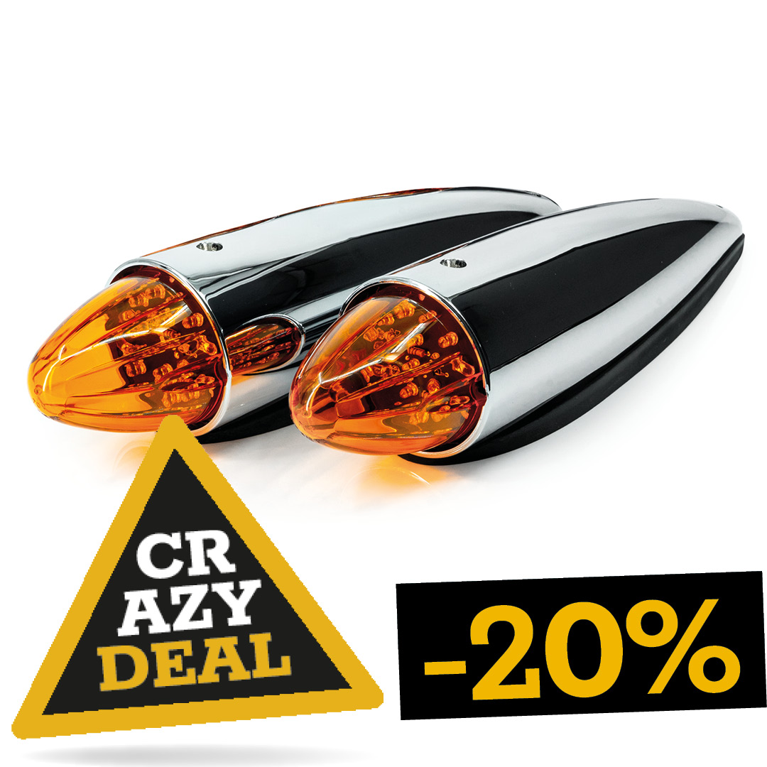 CRAZY DEAL 2X OMNIUS - TORPEDO LAMP LED - ORANGE