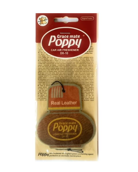 POPPY GRACE MATE - AIR FRESHENER - REAL LEATHER