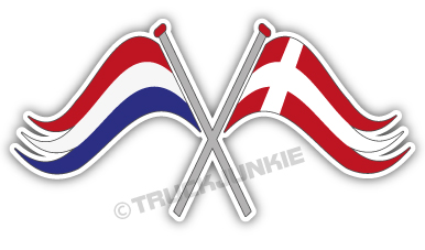 NL-DK FLAG - FULL PRINT - STICKER