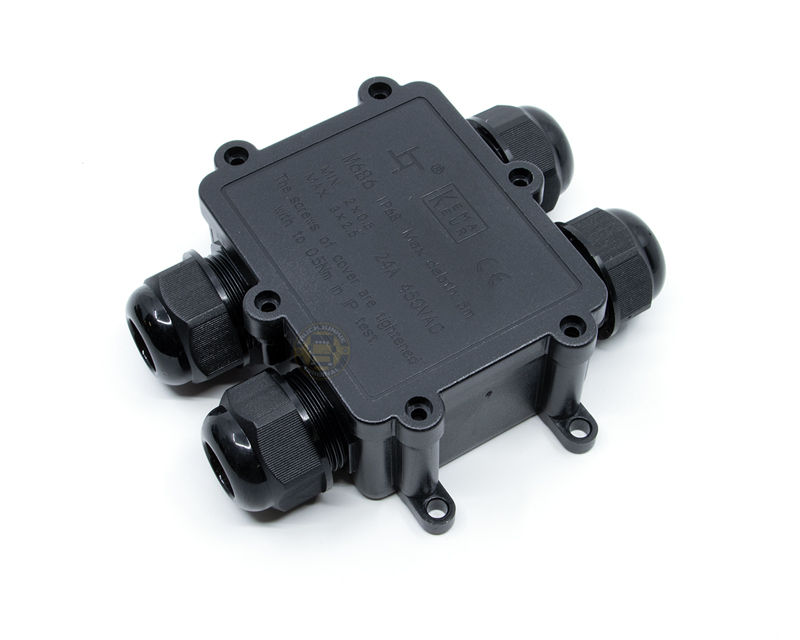 JUNCTION BOX - IP68 WATERPROOF - 4-WAY - TRUCKJUNKIE | The online Truckshop